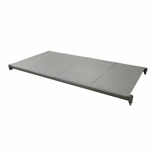 Camshelving® Basics Plus Shelf Kit, 18"W x 48"L, withstands temperature from -36°F (-38°C) to 190°F (88°C), includes solid shelf plates f…