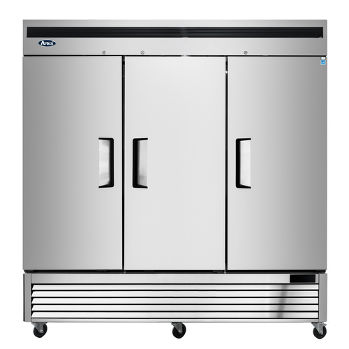 Picture of Atosa MBF8508GR Refrigerator, reach-in, three-section, 81-9/10"W x 31-7/10"D x 83-1/10"H