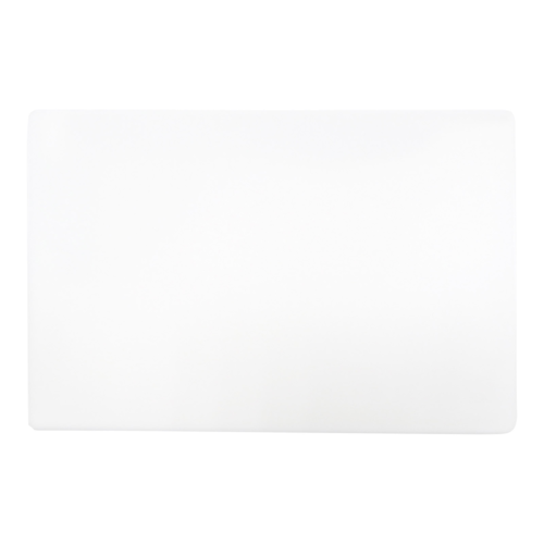 Cutting Board, 18" x 24", 1/2" thick, non-absorbent, high density thermoplastic material, white (6 each per carton)