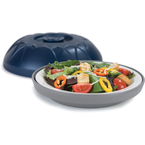Cool Base, gray,  for 9'' dia. plate, cooling gel maintains 1 hour temperature, warp & crack resista