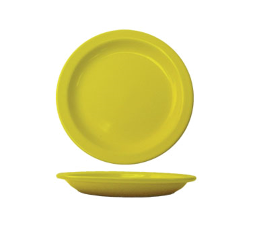 Picture of International Tableware CAN-16-Y Plate 10-1/2" dia. round Yellow Sold by Dozen