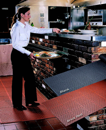 Picture of Revers-a-Mat Safety Runner, 3' x 32' roll, 3/8" thick, reversible. Sold by FT