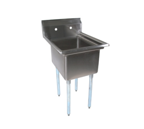 Picture of John Boos E1S8-24-14 **(TEMPORARILY OUT OF STOCK)** E-Series Sink 1-compartment 29"W x 29-1/2"D x 43-3/4"H overall size