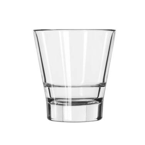 Double Old Fashioned Glass, 12 oz., DuraTuff, Endeavor (H 4-1/8''; T 3-7/8''; B 2-1/2''; D 3-7/8'')