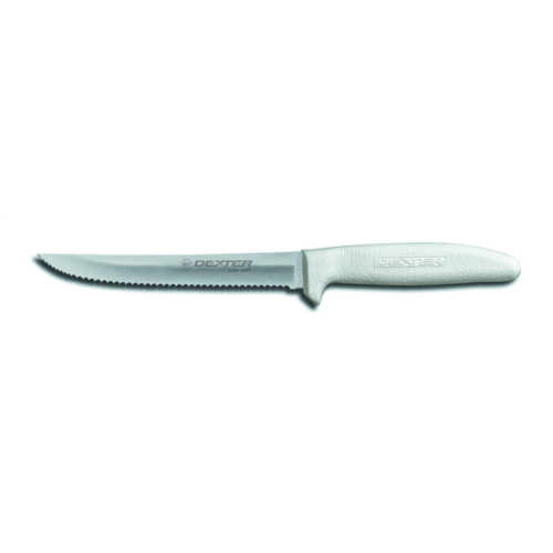 Picture of Dexter Russell S156SC-PCP Sani-Safe® (13303) Utility Slicer 6" scalloped edge