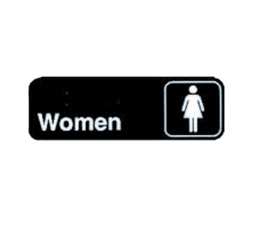 Picture of TableCraft Products 394516 Cash & Carry Sign 3" x 9" "Women"