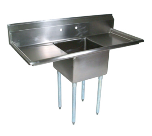 Picture of John Boos E1S8-18-12T18 E-Series Sink 1-compartment 54"W x 23-1/2"D x 43-3/4"H overall size