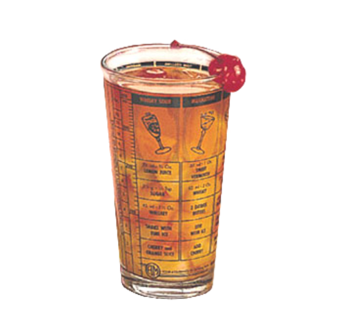 Picture of American Metalcraft MG578 Mixing/Bar Glass 16 oz. 3-3/8" dia x 5-7/8"H capacity