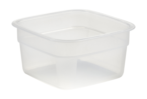 Picture of Cambro HFSFSPROPP190 CamSquare® FreshPro Food Container 1/2 qt. 4-22/25"L x 4-22/25"W x 2-1/26"H