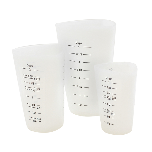 Picture of Measuring Cup Set, includes: (1) 1 cup, (1) 2 cup & (1) 4 cup, stackable