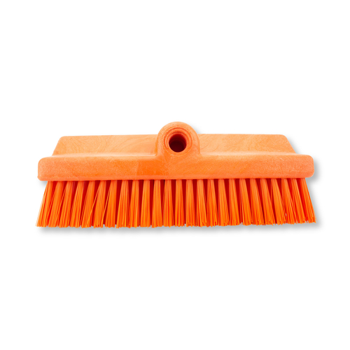 Picture of Carlisle 40423EC24 Sparta® Dual Surface Floor Scrub Brush Head Only 10"L plastic block split shape