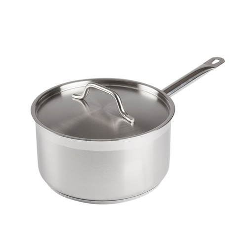 Picture of Winco SSSP-6 Premium Sauce Pan 6 qt. 9-1/2" dia. x 5"H