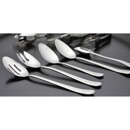 Serving Spoon, 10'', solid, 18/8 stainless steel, mirror finish