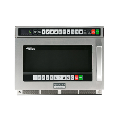 Picture of Sharp R-CD1200M TwinTouch™ Commercial Microwave Oven 1200 watts 0.75 cu. ft. capacity