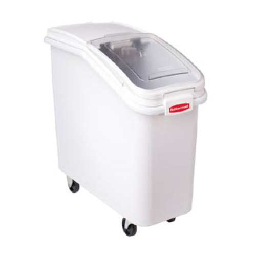 Picture of ProSave® Ingredient Bin, 2-3/4 cu. ft., 13-1/8"W x 29-1/4"D x 28"H, mobile, slant front with sliding