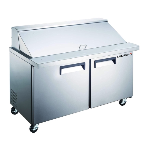 Picture of SS-Series Refrigerated Mega Top Salad/Sandwich Prep Table, two-section, 47"W, 12 cu. ft., rear mount