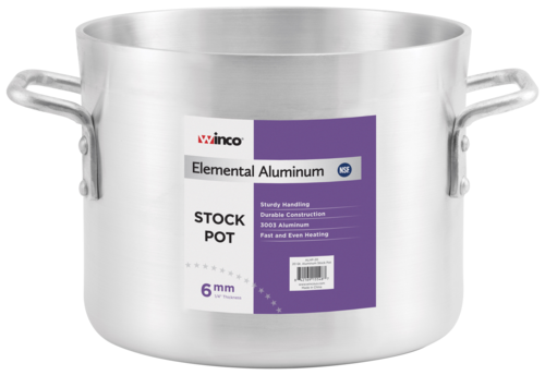 Picture of Winco ALHP-40 Elemental Stock Pot 40 qt. 14-3/4" x 14-1/2