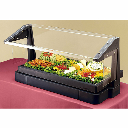 Picture of Cambro BBR480110 Table Top Buffet Bar with sneeze guard 48"L x 24-1/8" x 24-1/2"H