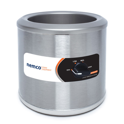 Picture of Nemco Food Equipment 6101A Countertop Round Warmer 11 quart stainless steel construction