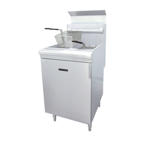 Picture of Admiral Craft Equipment Corp. BDGF-150/NG Black Diamond Fryer floor standing Natural Gas