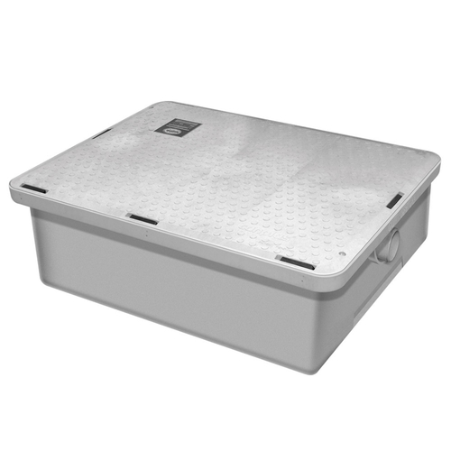 Picture of Endura® Grease Interceptor, 25 GPM, low-profile (11" overall), 53 lbs. grease capacity, 440 lbs.