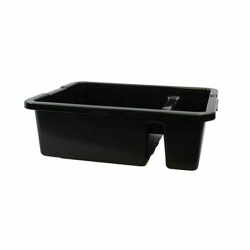 Tote Box, 22'' x 16'' x 7'', divided, reinforced handles, stackable, dishwasher safe, heavy duty, hi