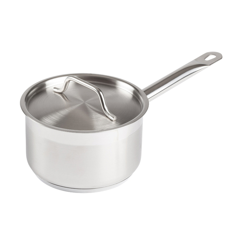 Picture of Winco SSSP-2 Premium Sauce Pan 2 qt. 6-3/8" dia. x 3-3/4"H