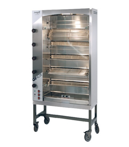 Dorégrill MAG S Series Rotisserie Oven, gas, 40-1/2" W, (6) spits, (18-24) chicken capacity, (5) burners, adjustable spit depth settings,…