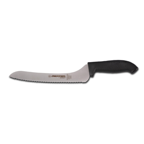 SofGrip (24423B) Sandwich Knife, 9'', offset, scalloped edge, stain-free, high-carbon steel, non-sli