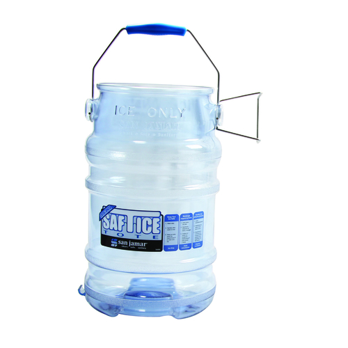 Picture of San Jamar SI6000 Saf-T-Ice® Tote 6 gallon polycarbonate