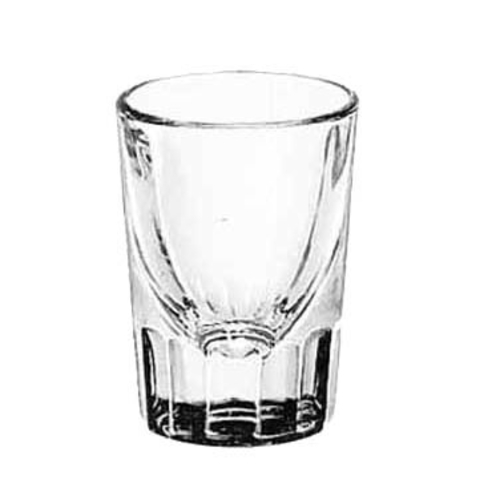 Shot Glass, 2 oz., fluted (must purchase in multiples of 4 dozen) (H 2-7/8''; T 2-1/4''; B 1-3/4'';