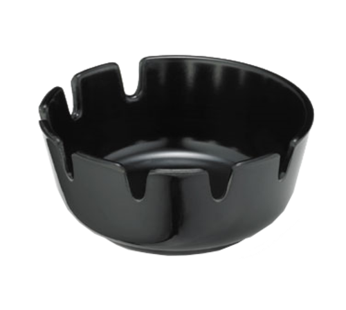 Picture of TableCraft Products 263B-1 Classic Deepwell Ashtray 4" x 1-3/4" black phenolic