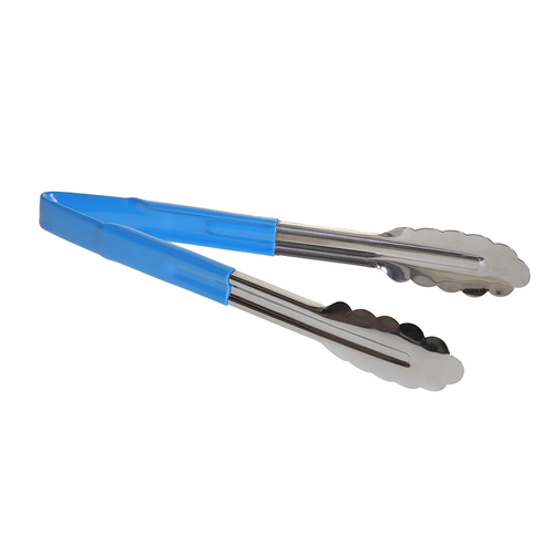 Picture of TableCraft Products 3774BLEU Tongs 9-1/2" one piece