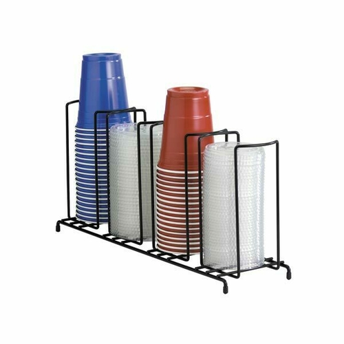 Picture of Dispense-Rite WR-4 Lid/Cup Organizer wire rack 4 section: (4) 4-1/8"