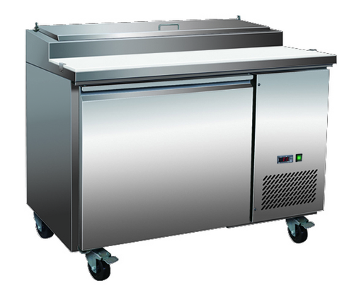Serv-Ware - Refrigeration - 44" 6 Pan Pizza Prep Unit - Dimensions: 47.4" W x 32.3" D x 41.3" H - Exterior Material: Stainless Steel - In…