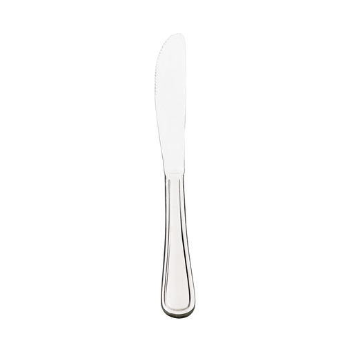 Celine Dinner Knife, 9'', serrated, 13/0 stainless steel, mirror finish