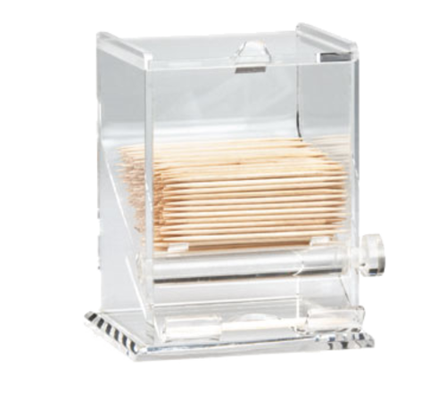 Picture of TableCraft Products 228 Toothpick Dispenser 3-1/4" x 3-1/4" x 4-1/2" top loading