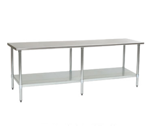 Picture of Eagle Group T3096B Budget Series Work Table 96"W x 30"D 430 stainless steel top