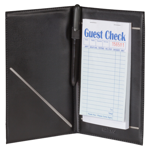 Picture of Winco CHK-2K Guest Order Holder 5-1/4" x 8-1/2" with elastic pen loop