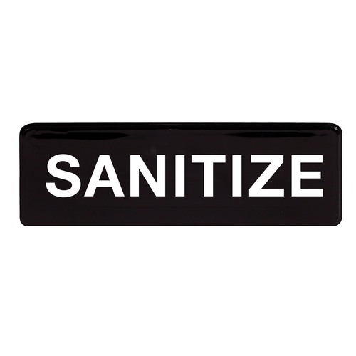 Picture of Winco SGN-329 Information Sign 9" x 3"H "SANITIZE"