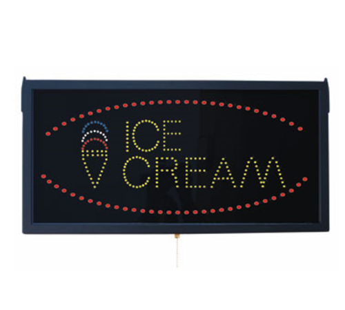 Picture of AARCO Products ICE13L LED Sign 23-1/2"W x 11-3/4"H "ICE CREAM"