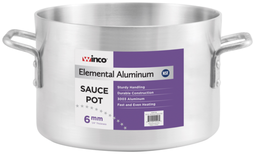 Picture of Winco ASHP-60 Elemental Sauce Pot 60 qt. 20" x 11-1/8"