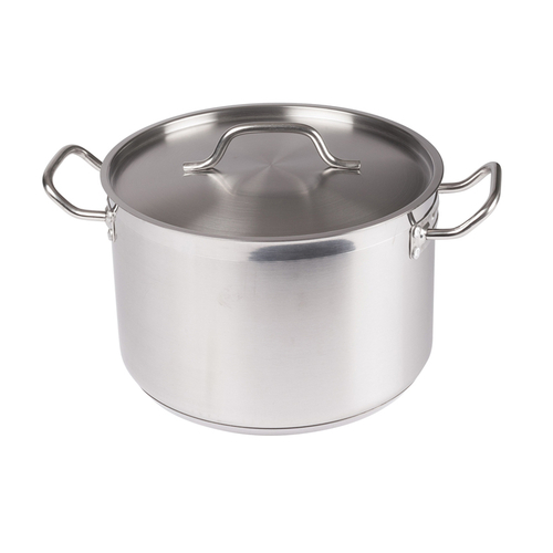 Picture of Winco SST-12 Premium Induction Stock Pot 12 qt. 11" dia. x 7-1/8"H