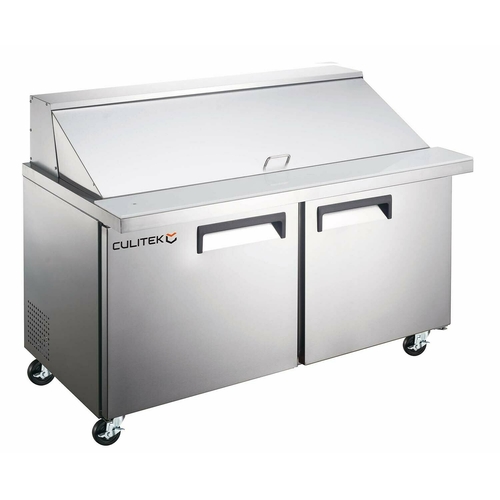 Picture of SS-Series Refrigerated Mega Top Salad/Sandwich Prep Table, two-section, 60"W, 15 cu. ft., rear mount