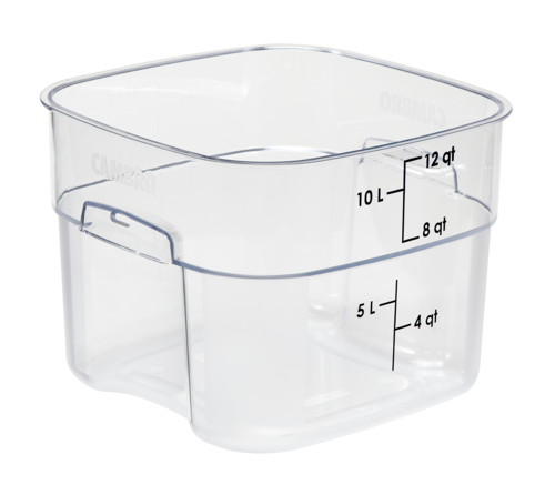 Picture of Cambro 12SFSPROCW135 CamSquare® FreshPro Food Container 12 qt. 11.4"L x 11.4"W x 8-1/2"H