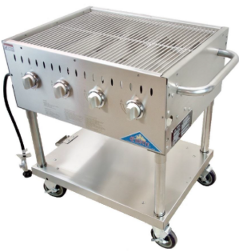 Picture of Charbroiler, LP Gas, Outdoor Grill, gas, 34" wide x 26" deep frame