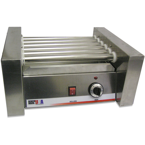 Picture of Winco 62010 Benchmark Hot Dog Roller Grill 10 hot dog capacity removable drip tray