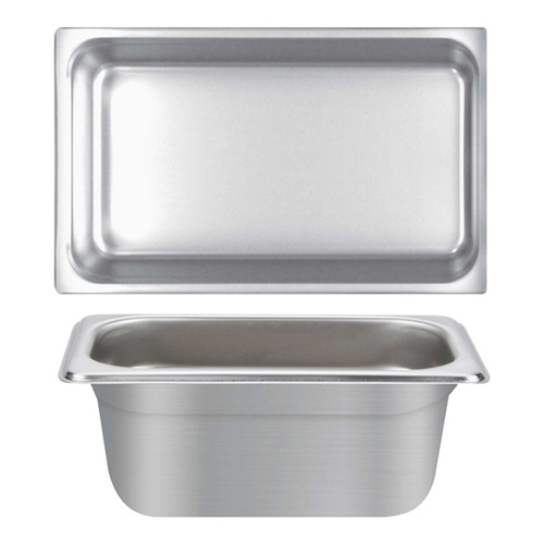 Steam Table Pan, full size, 6" deep, anti-jam, 25 gauge, 18/8 stainless steel, NSF (Made in China) (6 each minimum order)