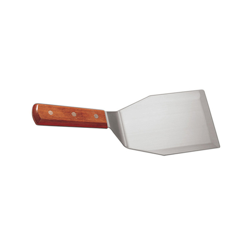 Picture of American Metalcraft 19075 Hamburger/Pizza Turner/Server 4" x 6" stainless blade wood handle