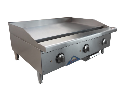 Picture of Heavy Duty Griddle, electric, countertop, 24”W x 20.7”D cooking surface, 1” thick polished steel welded griddle plate